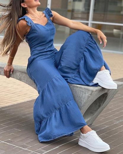 Combinaison col V pour femme Léna I DOUCEAURA